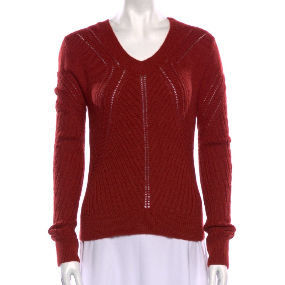 See by Chloe Brick Red Sweater, XS